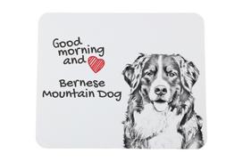 Bernese Mountain Dog, Berner Sennenhund - mouse pad with print, personalized dog-themed mouse pad, unique gadget for an office worker by Art-Dog brand balta