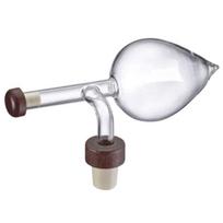Portable Wine Bottle Pourer And Quick Decanter Glass Sobering Device Round/Peach Shaped Transparent Red Wine Aerators Round white