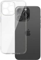 Dėklas Topt Galinis dangtelis 2 mm idealiai tinkantis iPhone 15 Pro Max skaidrus