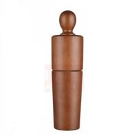 Wood Salt and Pepper Grinder Wooden Mills, Gourmet Precision Mechanisms and Premium Sea Salt & Peppercorns brown