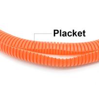 Juodas/Baltas/Pilkas/Oranžinis PP izoliuotas gofruotas vamzdelis 7mm - 28mm Laidinio pynės vielos pravedimo plastikinė vielos apsaugos mova OD 25mm X 3 Meters
