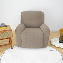 Elastic Chivas Sofa Cover All-inclusive Thickened Multi-function Recliner Cover Chivas single seat gray