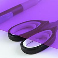 Skaidri PVC plėvelė fotografijos blykstės spalvos filtrui, spalvotas acetato gelinis filmas A4, skaidri plastikinė plėvelė, 0,3 mm storio, pasidaryk pats violetinė