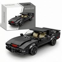 1:24 JDM Classic Super Sport Car Building Model MOC Building Blocks Sets City Racing Vehicle Bricks Gifts for Boys Adult 332Pcs gray