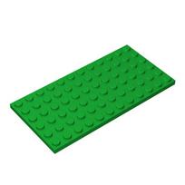 3028 Plate 6 x 12 Bricks Collections Bulk Modular GBC Toys For Technical MOC Set 1Pcs Compatible Gifts Buildings Blocks green