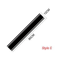 Car Hood Cover Engine Sticker Camper Van Bonnet Vinyl Decal Auto Decoration Accessories For Peugeot Traveller Opel Zafira Life Matt Silver white