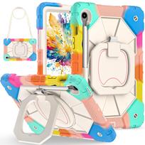 Kids Tablet Case For Samsung Galaxy Tab S10 Lite S10 FE S9FE 10.9 S9/S8/S7 11inch Armor Shockproof Wristband Cover 2025 Tab S10 FE yellow