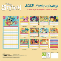 Bookshop Lilo & Stitch 2025 Family Planner Calendar