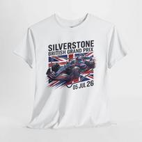 Silverstone Didžiosios Britanijos Grand Prix Marškinėliai F1 JK Lenktynių Grafinis Marškinėlis Motorsport Fan M black