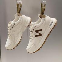 Women's Versatile Thick Sole Sports Shoes - Lightweight, Soft, Comfortable Running & Casual Footwear 39 beige