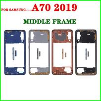Rear Full Housing Frame For SAMSUNG Galaxy A70 2019 A705 Back Battery  Cover Case Housing +Middle Frame Button Camera Lens Blue Middle Frame gray