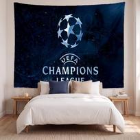 Uefa Champions (5) Art Wall Hanging Tapestry for Home Bedroom Living Room Decor Great Gift Idea 180cmx230cm