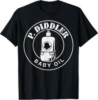 Diddler Baby Oil Halloween Costume Party Design Unisex T-Shirt XXL black