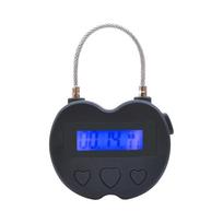 USB Rechargeable Temporary Timer Padlock LCD Display Time Lock For Home Office Gym And School Security Enduring juoda