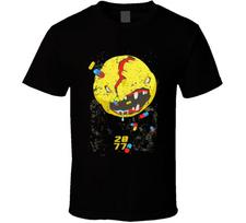 Cyberpunk 2077 Vaizdo žaidimo iliustracijos marškinėliai 4XL yellow