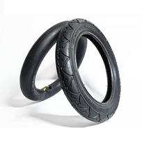 Vežimėlio padangos padanga ir vidinis vamzdis 12 1/2x2 1/4 kūdikio vežimėlis Inner tube+Tyre black