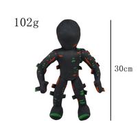 30 cm durelės Roblox pliušiniai žaislai lėlė siaubo žaidimo veikėja mini figūrėlė minkšti kimšyti pliušeliai vaikams dovanos C black