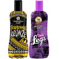 Set Australian Gold Fearlessly Bronze + Dark Legs Bronzing Lotion