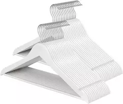 Songmics Kelnės pakabos, 30 vnt. rinkinys, medinės pakabos