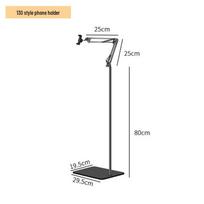 Cantilever Floor Stand for Phones & Tablets: Overhead Shot & Live Broadcast-Ready with Square Base gray