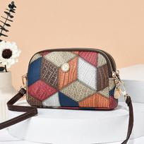 High Quality Summer New Women's Crossbody Shoulder Bag Luxury Design Printed Shell Bag Female Messenger Tote KTB 19x5x12cm įvairiaspalvis