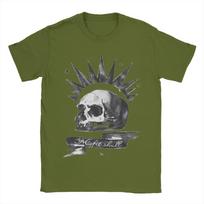 Life Is Strange Chloe Price Misfit Skull  New Arrival T Shirt for Men Women  Pure Cotton  Tee Shirt Clothes 2XL gray