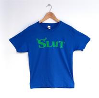26 Shrek Slut T-Shirt Shrek Lover Funny Adult Men Women Unisex Blue T Shirt Unisex T-Shirt M blue
