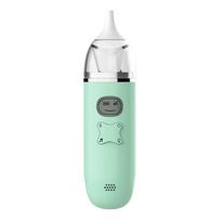 Electric Baby Nose Suction Silicone Snuff Cleaner with Soothing Music for Children white