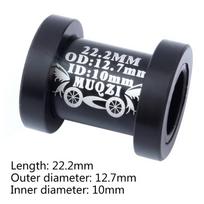 Anti-rust Mountain Bike Rear Shock Bushing Soft Tail 50 52 54 68mm Shock Absorber Sleeves 22 24 32 44mm Shock Absorbers Adapter 22.2-10mm gray