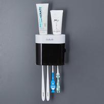 Multifunction Wall Mounted Automatic Toothpaste Dispenser Squeezer Toothbrush Holder Bathroom Accessories Kit Organizer Rack balta