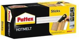 Pattex Karšti klijų lazdelės, skaidrios, ° 11 mm, 50 lazdelių, 1kg