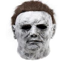 Baisiai realistiška Helovino Kills Michael Myers kostiumo kaukė maksimaliam išgąsdinimui 2 gray