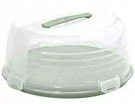 Curver Apvalus torto transportavimo dėklas Ø34,7x15,6 cm, žalias