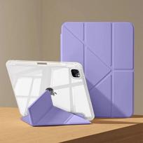 For iPad Air 5 Air 11 A16 11th M3 iPad Pro 11 12.9 13 10th 10.9 10.2 9th 8th 7th 6th 5th 9.7 Mini 7 6 Smart Case with Pen Holder iPad Mini 6 8.3 inch gray