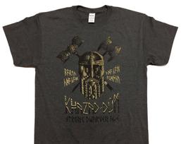 Dwarven inspired T-Shirt > Axe, Hammer, Helmet > Khazad-Dum Strong Dwarven Ale > Sizes S – 5XL 110 black