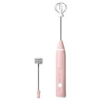 Xiaomi Xiaomi 1 PCS Electric Milk Frother Portable Egg Beater USB Rechargeable Handheld Coffee Blender Milk Shaker Mixer Foamer Food Blender rožinė