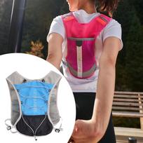 Running Vest Breathable Portable Hydration Backpack for Hiking Cycling Trail Blue mėlyna