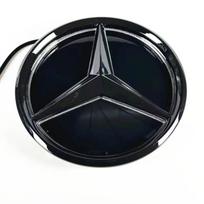 Šviečiantis grotelių ženklelis žvaigždė Priekinis emblema Mercedes benz W204 W205 W213 W177 W176 W218 W253 GLE GLC GLS W206 VITO W447 XC1 C-205 2019-2021 juoda