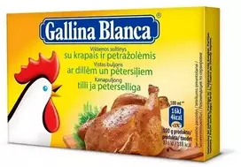 Vištienos sultinys su krapais ir petražolėmis GALLINA BLANCA, 8x10g