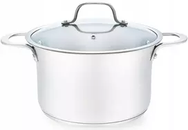 Maestro plieno puodas su dangčiu indukcinei dujinei viryklei, mažas 18 cm, 1,75 l MAESTRO MR-3505-18