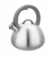 Maestro Plieninis virdulys su švilpuku, tinkamas dujoms ir indukcijai, 2,8 l, sidabrinis MAESTRO MR-1312