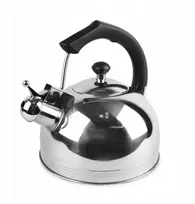 Maestro plieno virdulys su švilpuku, skirtas dujų indukcijai, 3,0 l, MAESTRO juoda rankena MR-1308-Juodas