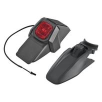For Segway Ninebot ZT3 Pro Front Rear Fender Set Mudguard with LED Tail Light Lamp Bracket Taillight Cable Scooter Spare Parts