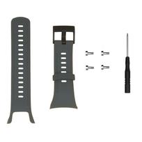 Breathable Silicone Replacement Strap for Suunto 5 - Fashionable and In Stock Suunto 5 Strap pilka