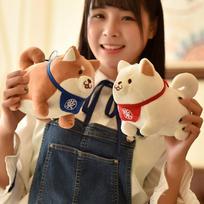 20cm/30cm Dog Plush Toys Japan Shiba Inu Pet Puppy Stuffed Soft Animals Car Deco Kid Birthday Party 20 cm balta