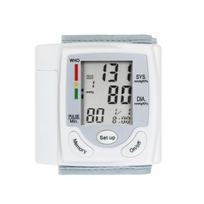 Automatinis kraujospūdžio matuoklis riešo sfigmomanometras LCD skaitmeninis ekranas Naudojimas medicinoje buityje balta