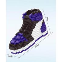 Mini Konstruktorius Krepšinio Batų Modelis Sportbačiai Konstruktorių Rinkinys „Pasidaryk pats“ Surinkimas Vaikams Dovanos Kaladėlės Žaislas with box black