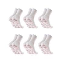 6 poros savaime kaistančių kojinių Šildomos žieminės šildomos kojinės Šiltos žieminės kojinės 6 Pairs balta