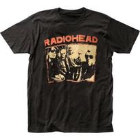 Radiohead marškinėliai vyrams Vintage Klasikiniai marškinėliai Šiaurės Amerikos turas Rock Boy moteriški marškinėliai Camisetas Hombre Viršus L black
