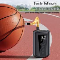 Universal Multifunctional Portable Air Pump for Basketball, Football, Volleyball, Swimming Rings, and Balloons black
